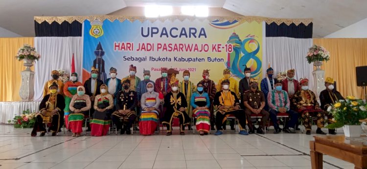 Pemkab Buton Gelar Upacara HUT Pasarwajo Ke-18 Sebagai Ibu Kota Kabupaten Buton