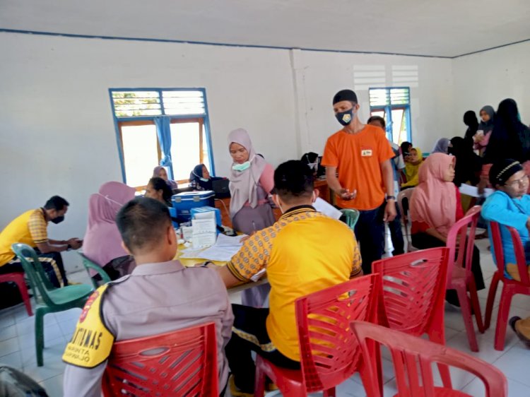 Sudah 50 Persen yang Divaksin, Pemdes Lapodi Optimis Capai Target Vaksinasi