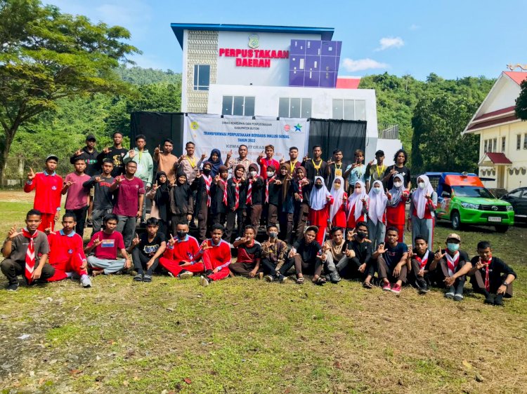 Tingkatkan Minat Baca, Dinas Perpustakaan dan Kearsipan Buton Gelar Kemah Bakti Literasi