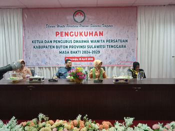 Pesan Bupati Alvin untuk Pengurus DWP Baru: Bekerjalah dengan Hati, Berkarya dengan Integritas