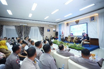 Sebanyak 25 peserta didik Sespimma Polri Angkatan ke-75 Pokjar V melaksanakan Praktik Kuliah Profesi (PKP) di Mapolres Sumedang (Foto: Istimewa)