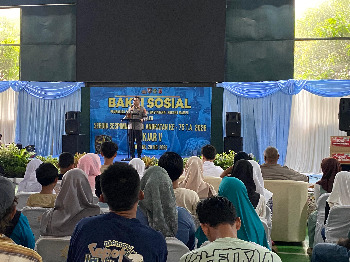 Sebagai bentuk kepedulian sosial dan pengabdian kepada masyarakat, Peserta Didik Sespimma Polri Angkatan ke-75 Pokjar V melaksanakan kegiatan Bakti Sosial dalam rangka Praktik Kuliah Profesi (PKP) di Mapolres Sumedang, Rabu (20/5/2026). (Foto: Istimewa)